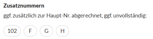 MGI Website Zusatznummern
